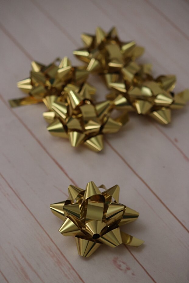 Gold Bow Large Size 5 Pieces
