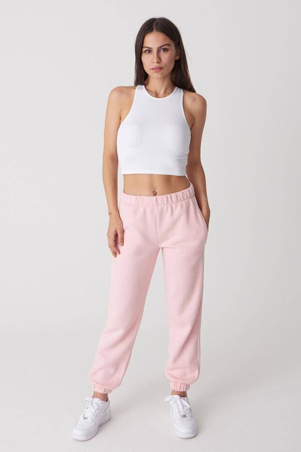 Pembe Eşofman Altı - 1