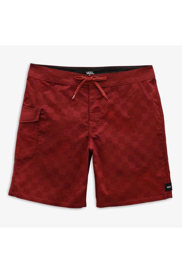 Vintage Cotton Boardshort Erkek Turuncu Mayo Şort - 6