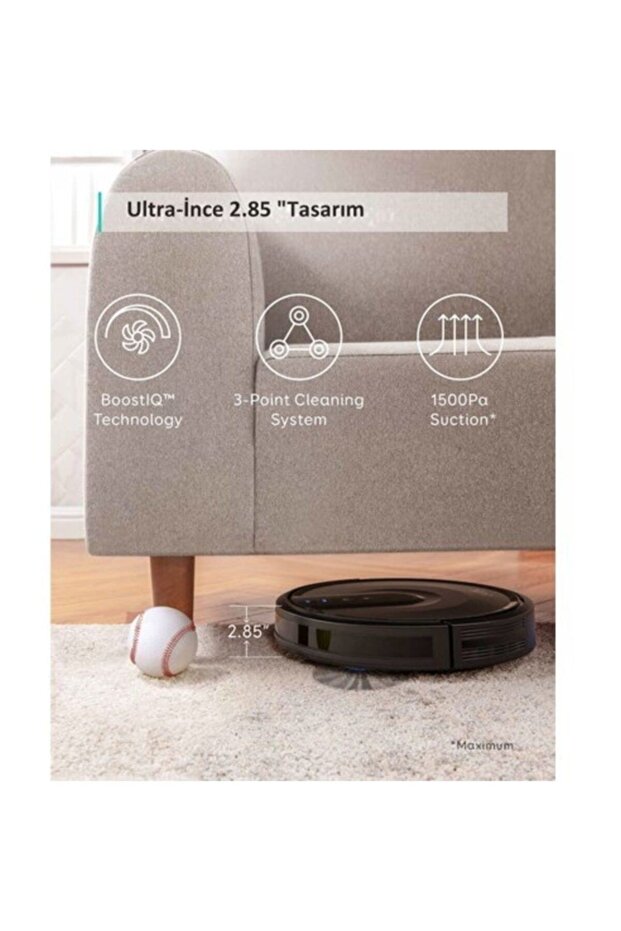 Eufy Robovac 35c Hepa Filtreli Yüksek Emişli Akıllı Robot Süpürge - T2117 - 4