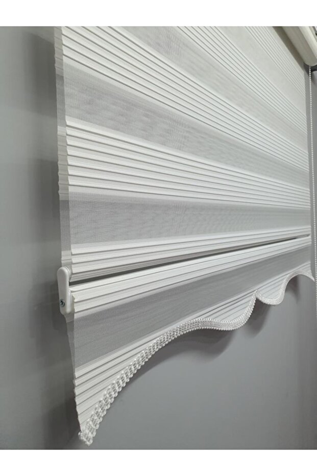 Dar Pliseli Zebra Stor Perde Beyaz Mz320 - 3