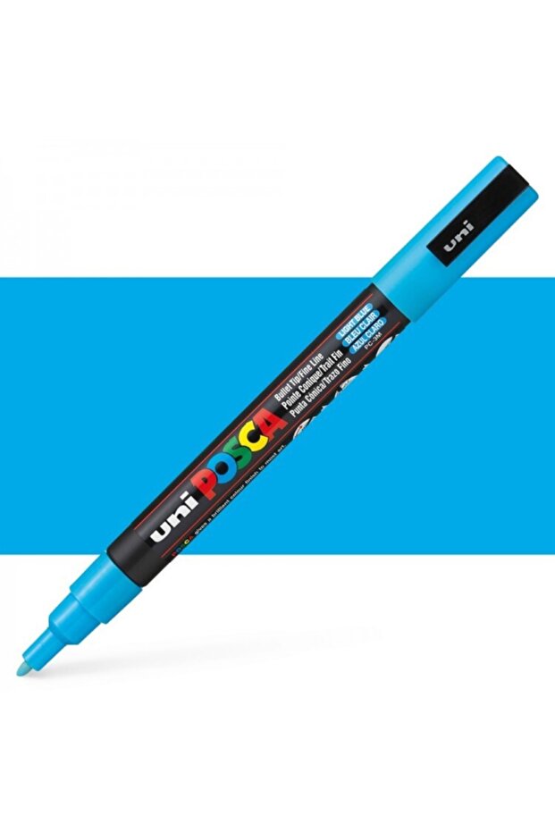 قلم تحديد بوسكا PC-3m 0.9-1.3mm أزرق فاتح