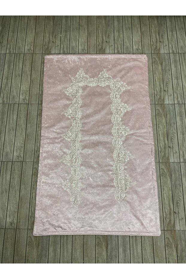 Velvet Prayer Rug - Dowry Gift Velvet Prayer Rug