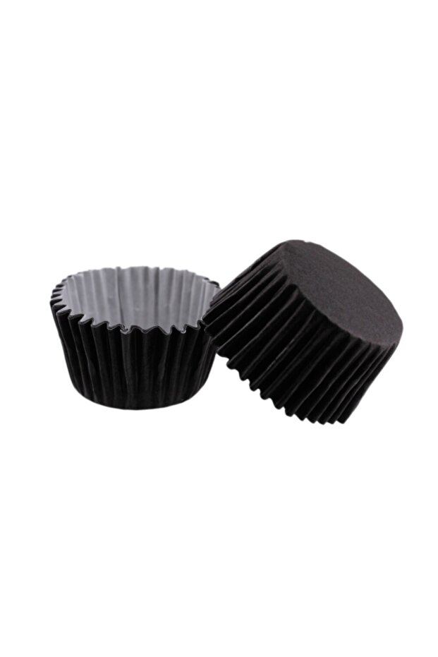 Muffin Cupcake Cake Mold Capsule Special Pet Capsule 25 Pieces Black Color