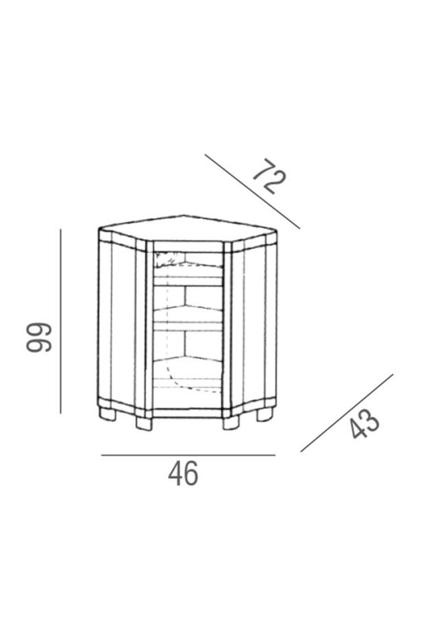 Angolare 2 Köşe Dolap - 3