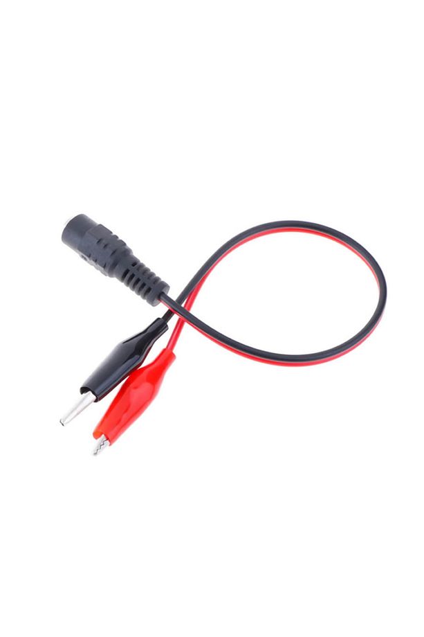 2.1mm Adaptör Krokodil Kablo Standart Dc Dişi Güç Kaynağı Timsah - 4