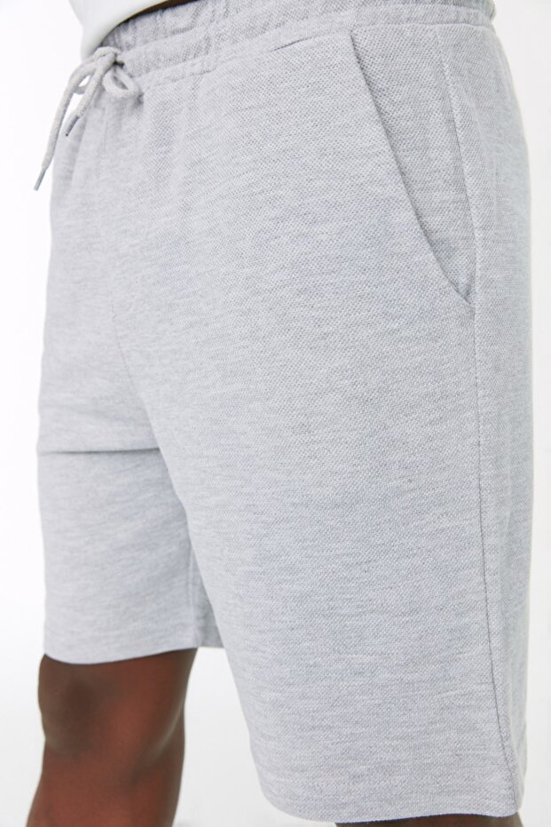 Gri Regular/Normal Kesim Basic Şort & Bermuda TMNSS20SR0169 - 2