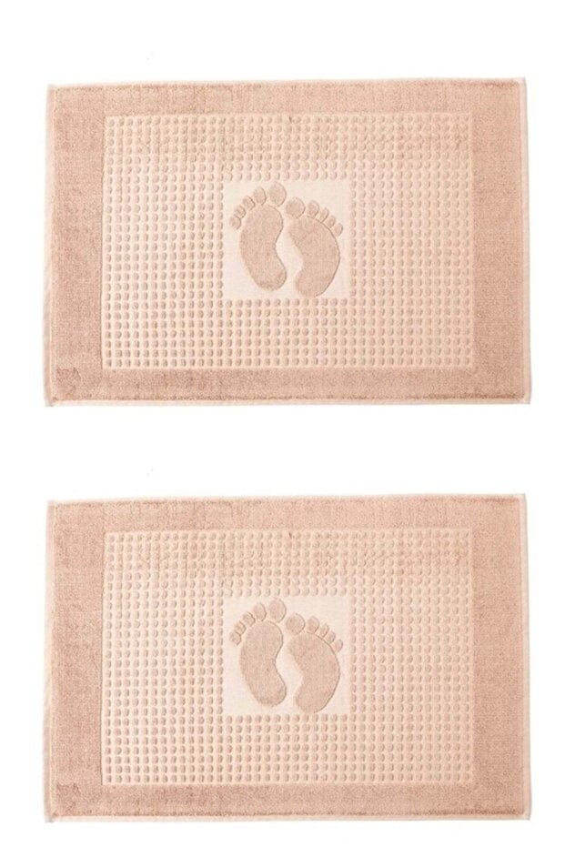 2-Piece Winter Towel - Footprint Mat (50x70) - Stone