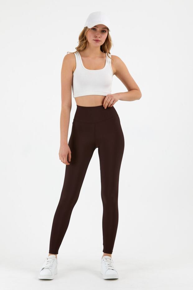 Push Up učvršćujuće helanke, smeđe - 1