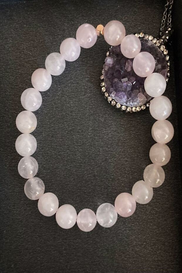 "Love Stone" Original Pink Quartz Bracelet