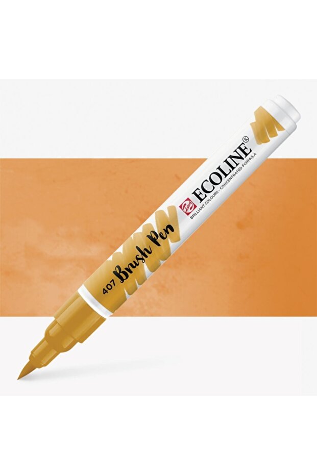 Ecoline Watercolor Brush Pen Deep Ocher 407