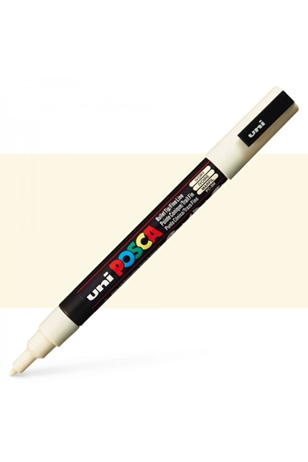 Posca Marker Pc-3m 0.9 1.3mm عاجي