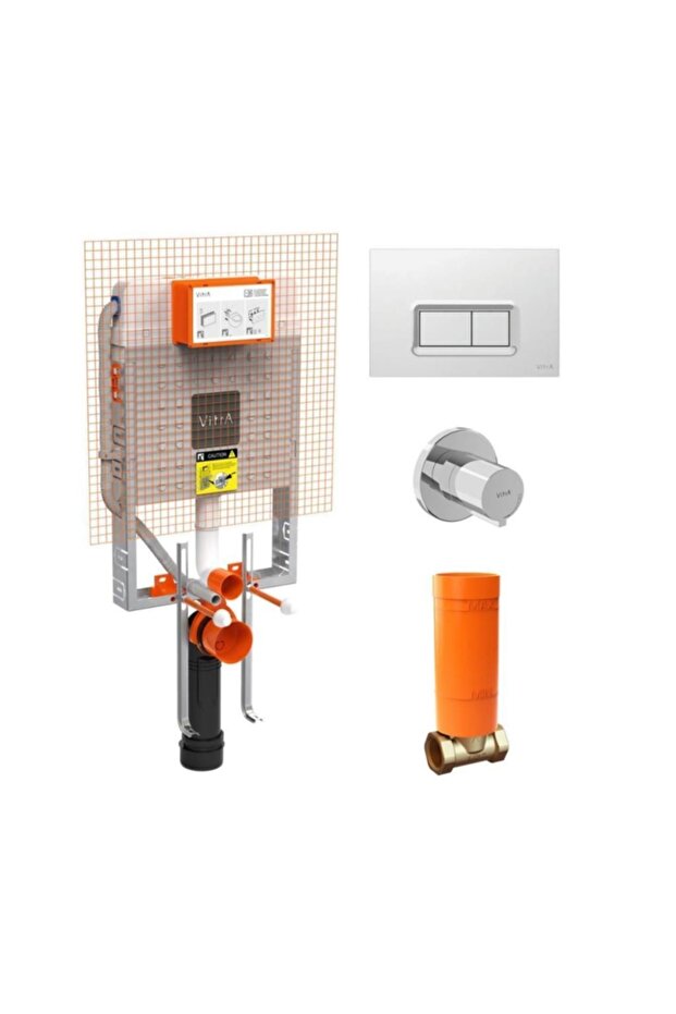 Integra Square Asma Klozet + Soft Klozet Kapağı+gömme Rezervuar Set - 6