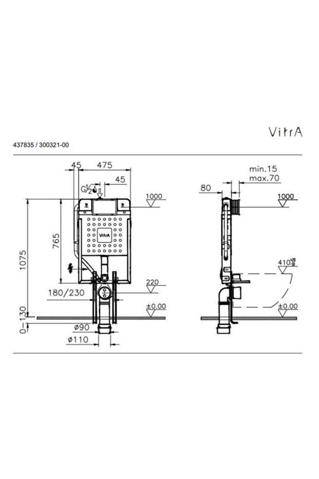 Integra Square Asma Klozet + Soft Klozet Kapağı+gömme Rezervuar Set - 7