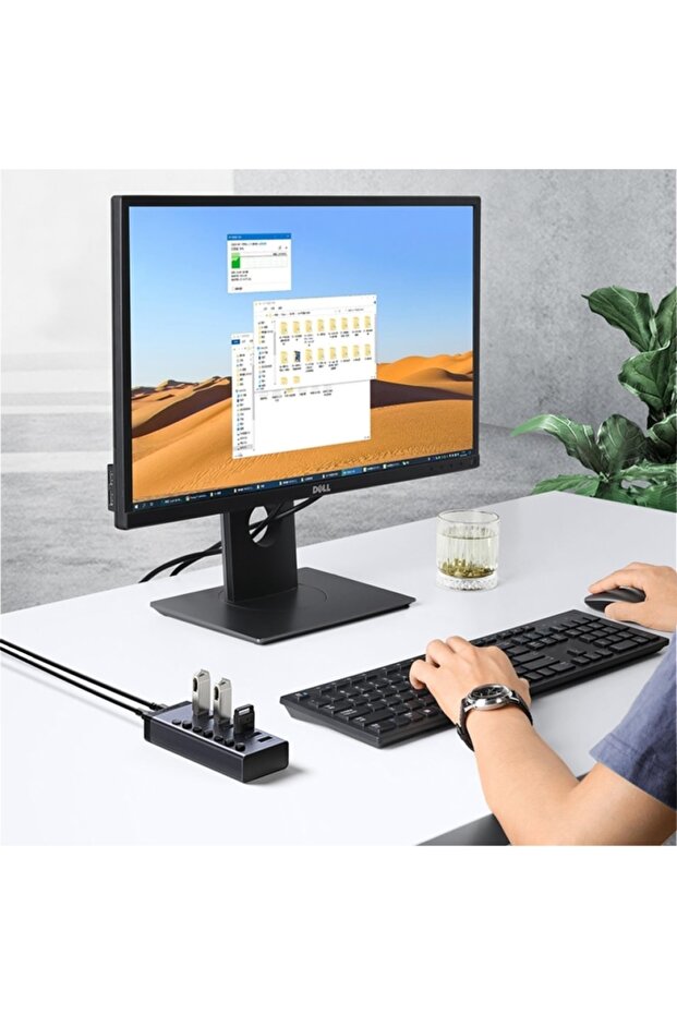 7 Portlu Usb 3.0 Hub Çoklayıcı Ve Şarj Istasyonu - 3