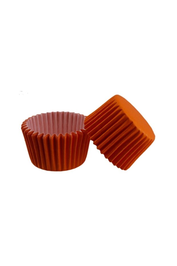 Muffin Cupcake Cake Mold Capsule Special Pet Capsule 25 Pieces Orange Color