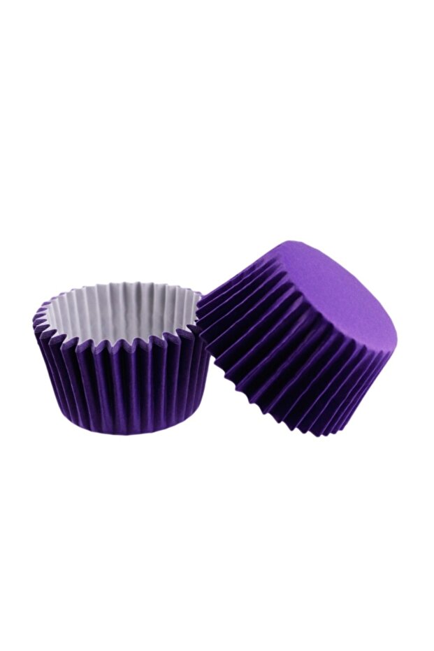 Muffin Cupcake Cake Mold Capsule Special Pet Capsule 25 Pieces Purple Color