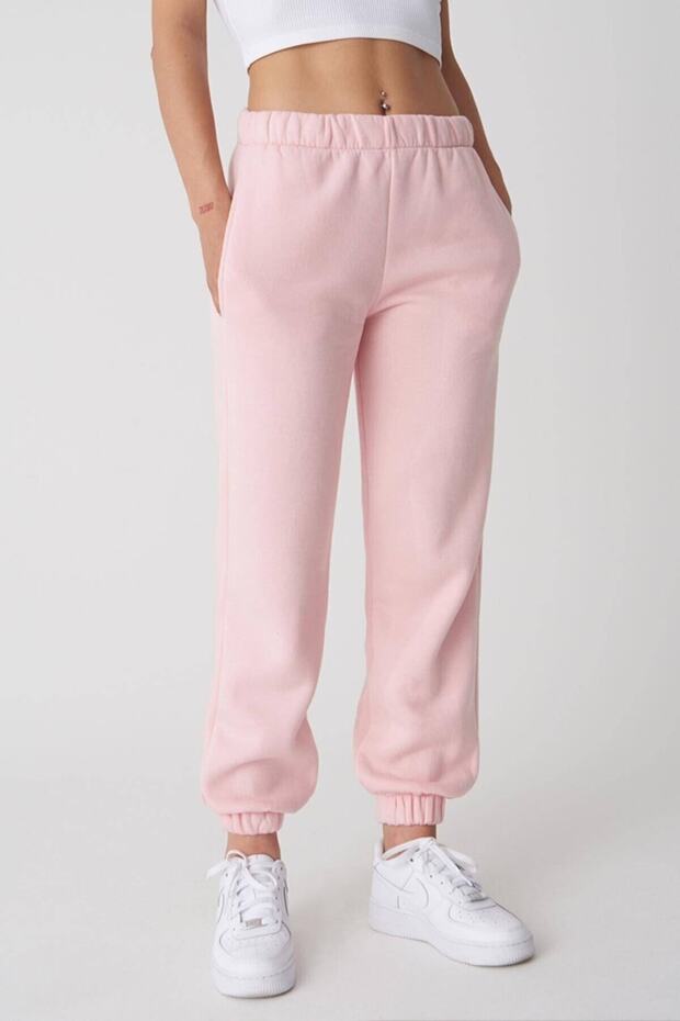 Pembe Eşofman Altı - 2