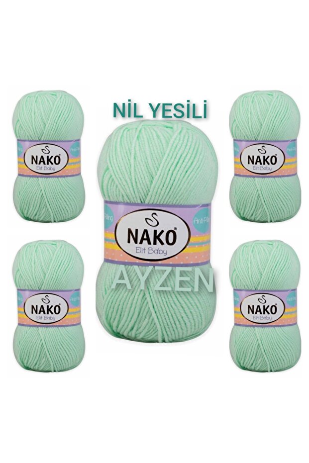 Elıt Baby Hand Knitting Thread Pack of 5 (100gr X 5 Pieces)