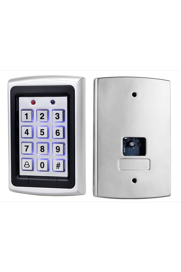 Bimerk Metal Kapı Kart Okuyucu Geçiş Rfid Şifreli Kartlı Işıklı Access Control 125khz - 3