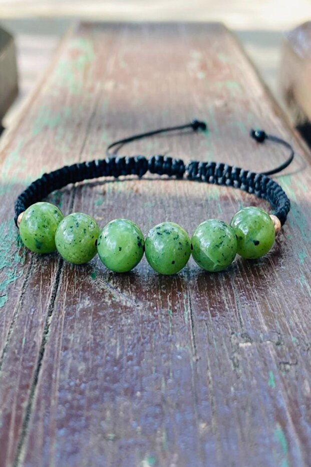 Original Jade Stone Braided Bracelet