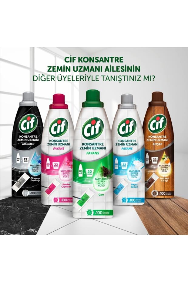 Konsantre Zemin Uzmanı Ahşap Portakal Çiçeği 895 ml - 5