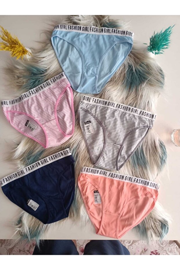 5-Piece Flexible and Lycra Women's Panties Set