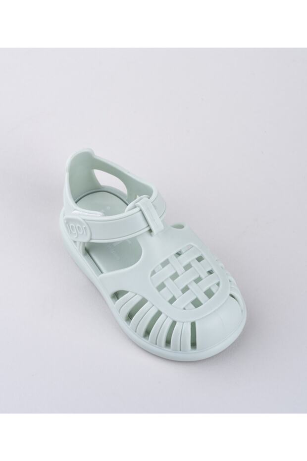 S10271 Tobby Solid Çocuk Mint Sandalet S10271 - 3