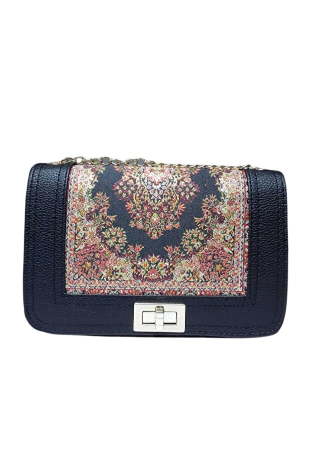 Woven Carpet Patterned Medium Size Authentic Bag