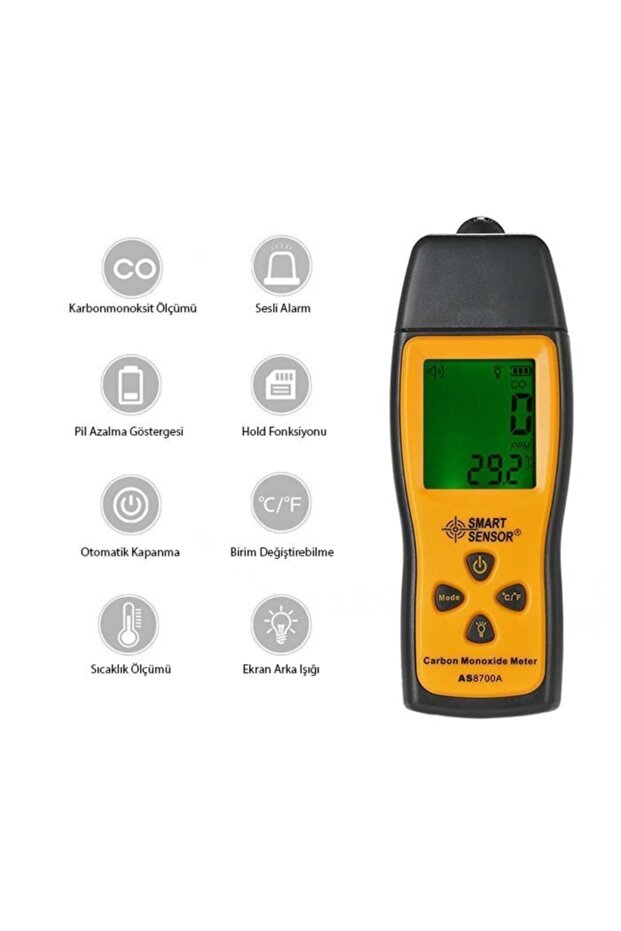 As8700a Karbonmonoksit Gazı Dedektörü - 2