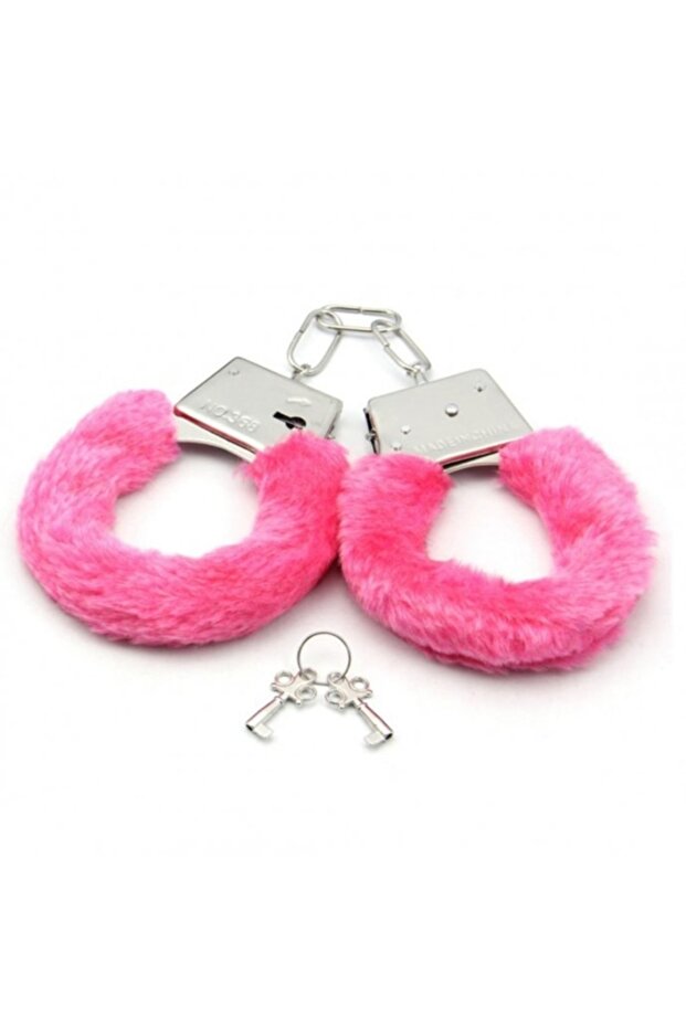 Pembe Peluş Kelepçe - 1