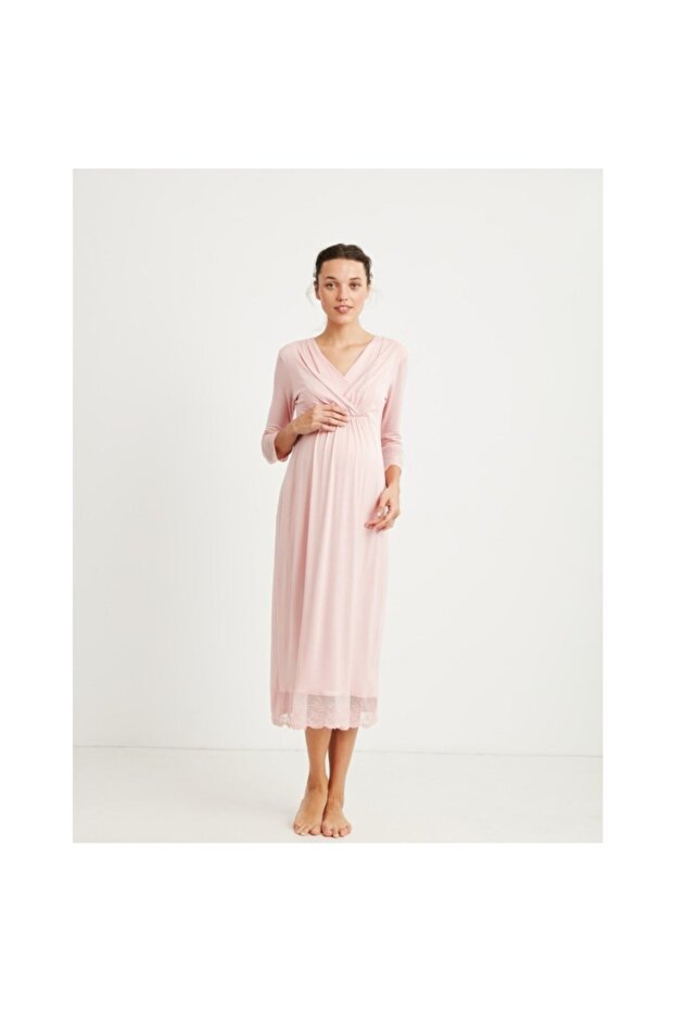 Mom 871 Bamboo Maternity Nightgown