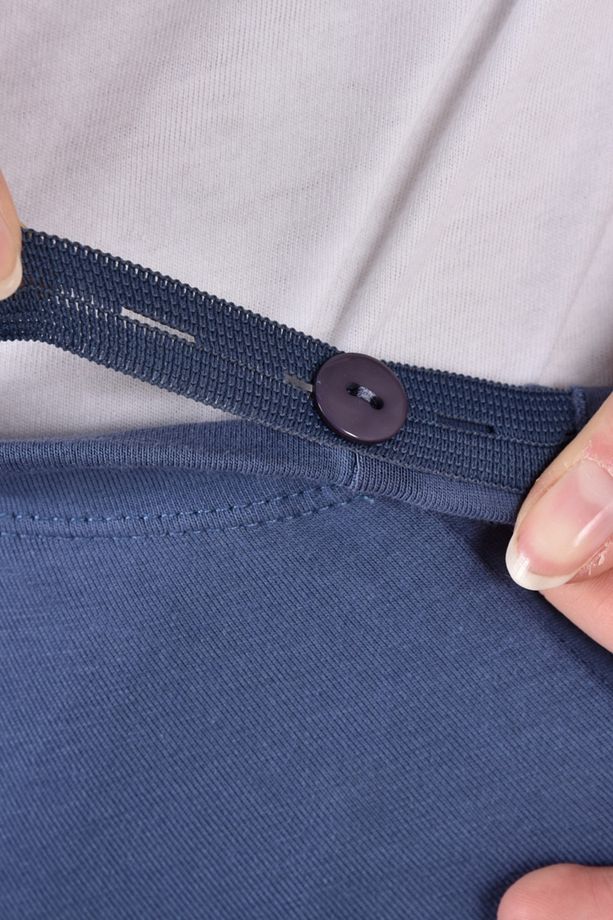 Kadın Hamıle Açık Kum Yıkama Dar Paça Kot Pantolonu - 4