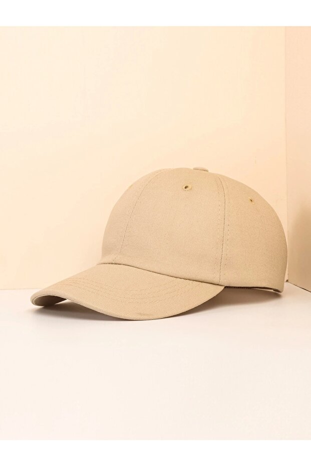 Unisex Basic Cap Ekru - 1
