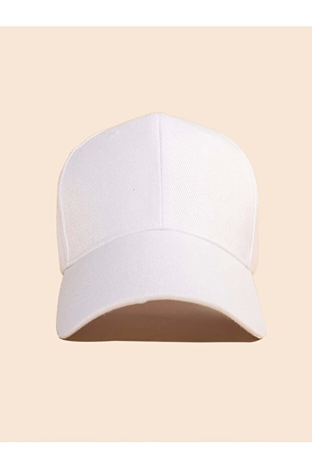 Unisex Basic Cap Beyaz - 2