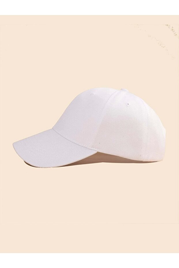Unisex Basic Cap Beyaz - 3
