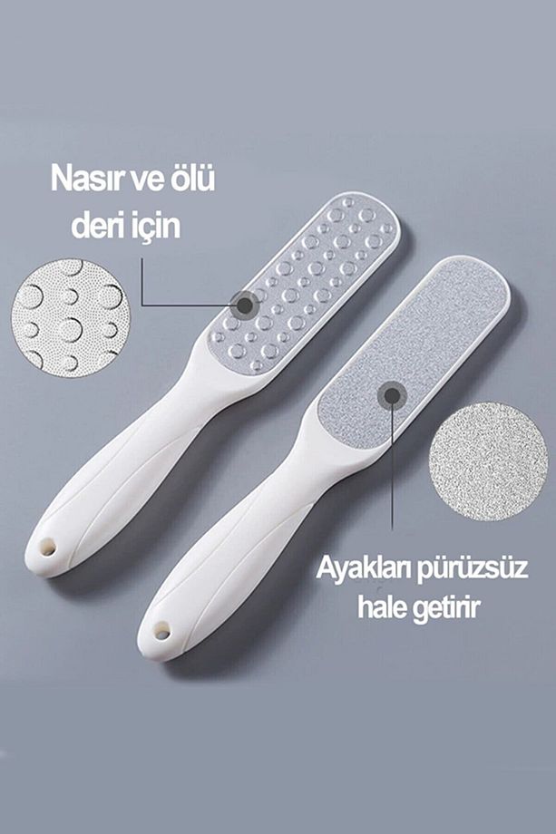 Sert Yumuşak Çift Taraflı Ayak Topuk Ölü Deri Törpüsü Xl70 - 4
