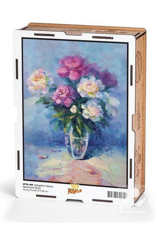 Şakayıklar Vazosu Ahşap Puzzle 2000 Parça (nt56-mm) - 1