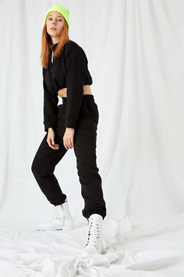 Black Tracksuit Set - 3