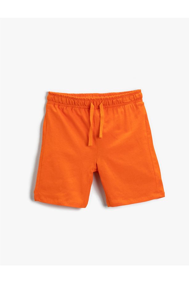 Erkek Çocuk Basic Şort Beli Bağcıklı - 1