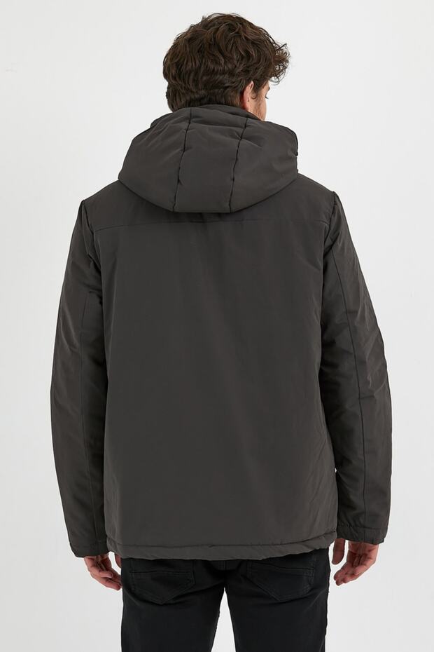 Erkek H Winter Jacket M - Antrasit - 6