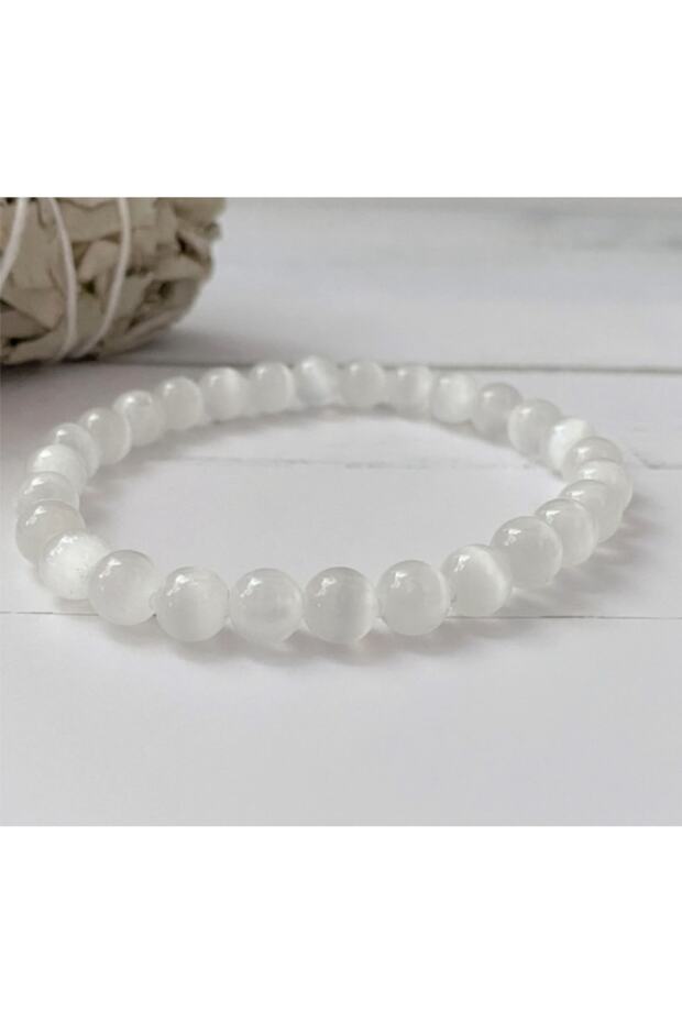 Selenite Stone Bracelet - 1
