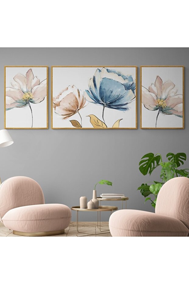 Çerçeveli Ahşap Tablo Seti - 1