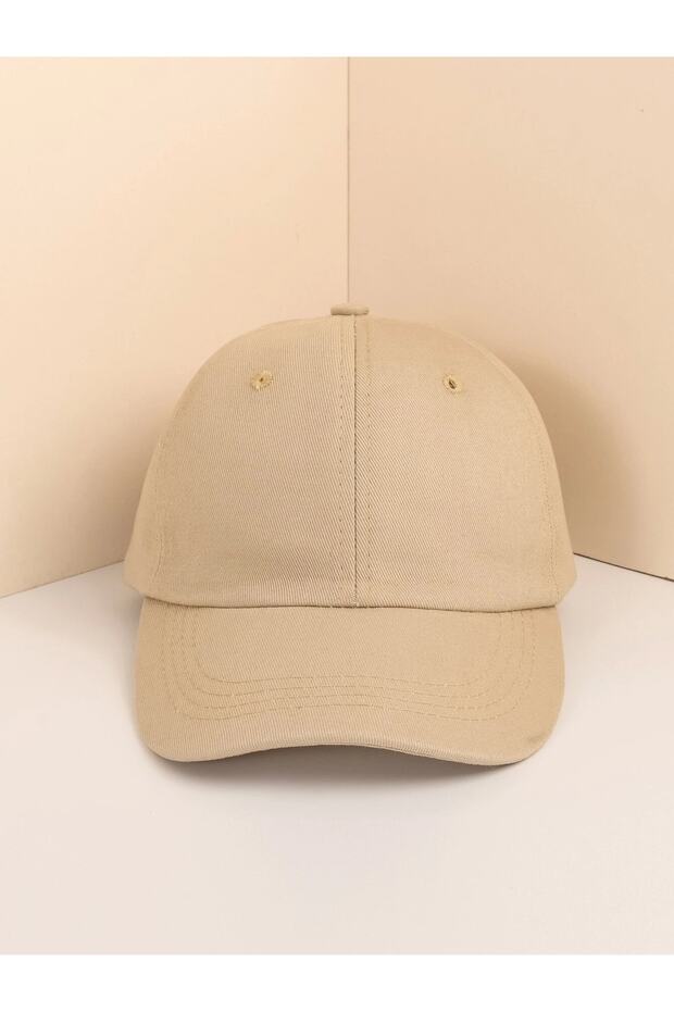 Unisex Basic Cap Ekru - 2