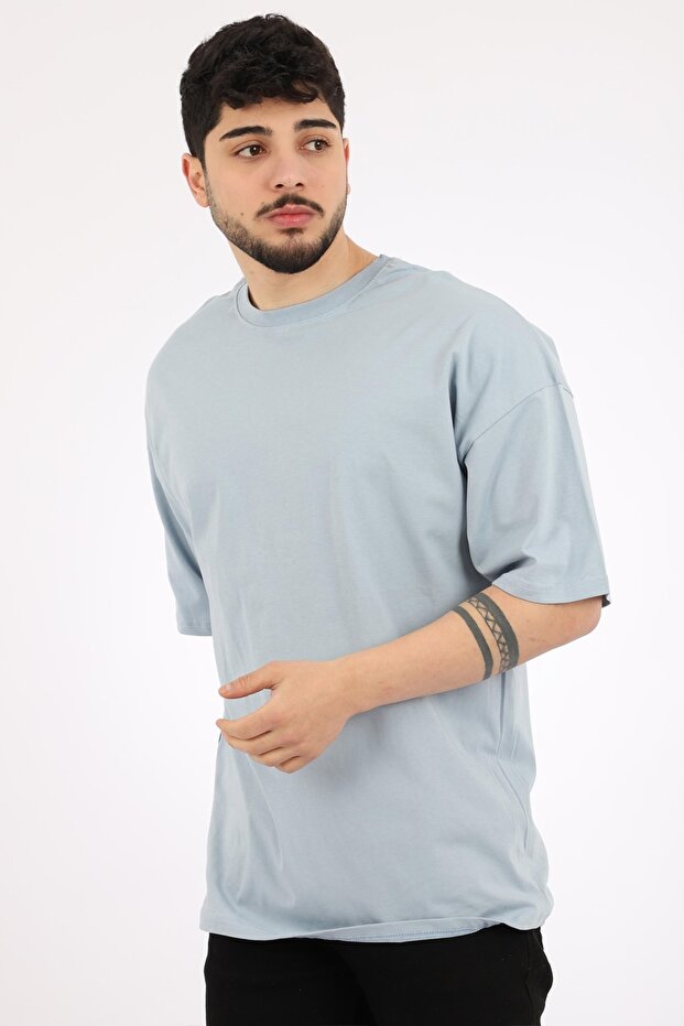 Tricou oversize uni Basic - Bld-30331 - 1
