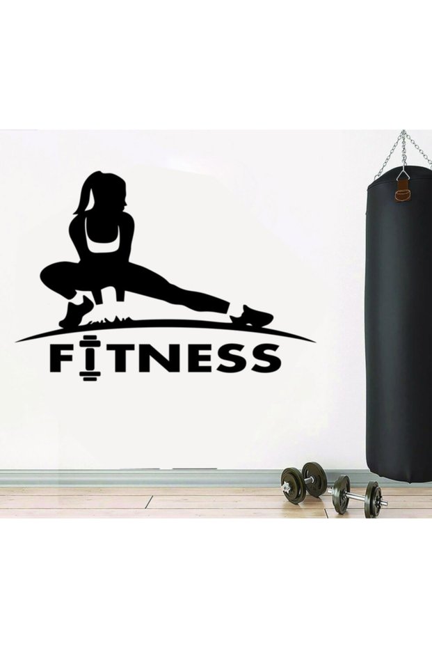90 X 63 Cm - Gym Fitness Wall Sticker