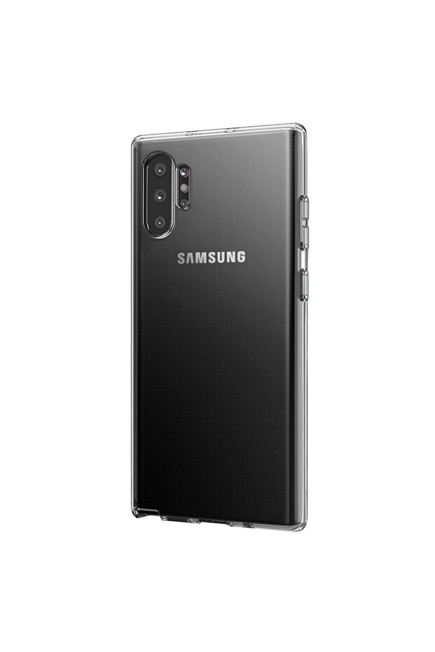 Samsung Galaxy Note 10 Plus Kılıf Transparent Soft Beyaz - 2
