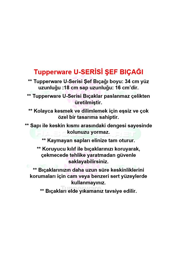 U-serisi Şef Bıçağı Mor O20 Hsgl - 3