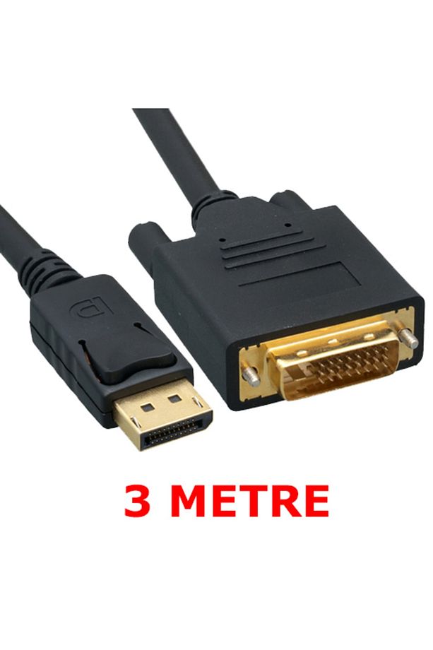 Displayport To Dvi Çevirici Kablo - Dp To Dvi 3m - 1