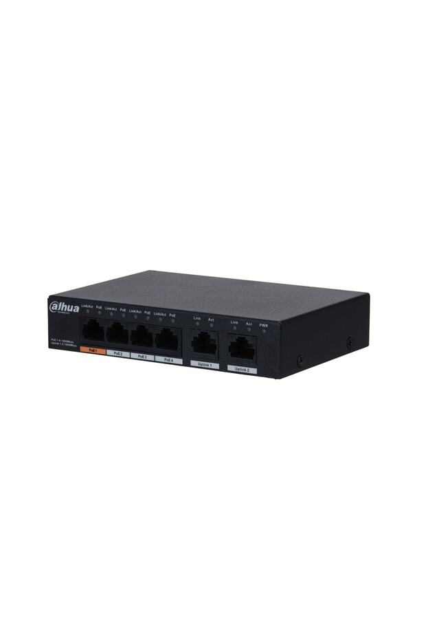 Pfs3006-4gt-60 4 Port Gigabit Poe + 2 Port Uplink Unmanaged Poe Switch - 1